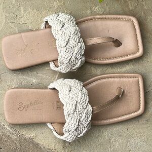 Seychelles Replenish Flat Thong Sandals Macrame